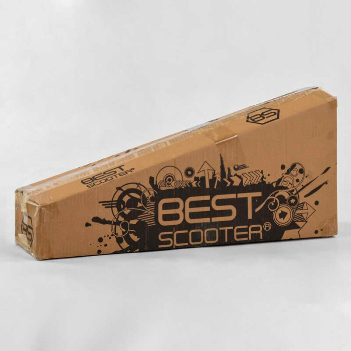 Самокат A 25772 779-1524 Best Scooter 4 колеса PU СВЕТ трубка руля алюминиевая d передних колес =12 см d задних колес = 8 см Best Scooter