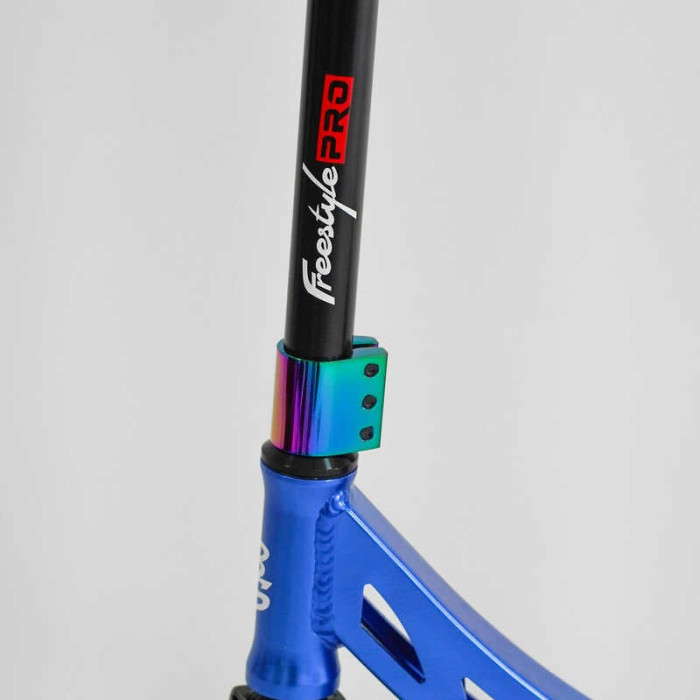 Самокат трюковый N-12740 Best Scooter Freestyle HIC-система ПЕГИ алюминиевый диск и дека колеса PU d=120мм ширина руля 58 см Best Scooter