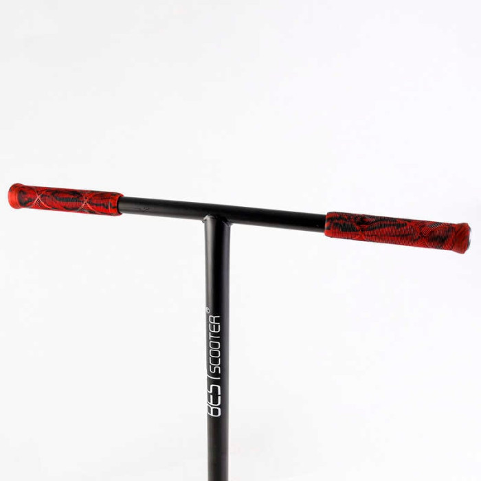 Самокат трюковый 28536 Best Scooter HIC-система ПЕГИ алюминиевый диск и дека АНОДИРОВАННАЯ ПОКРАСКА колёса PU d=110мм ширина руля - 60 см Best Scooter