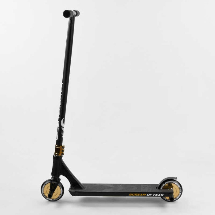 Самокат трюковый 71383 Best Scooter SIMBIOTE HIC-система ПЕГИ алюминиевый диск и дека колёса 120мм PU ширина руля - 57 см Best Scooter