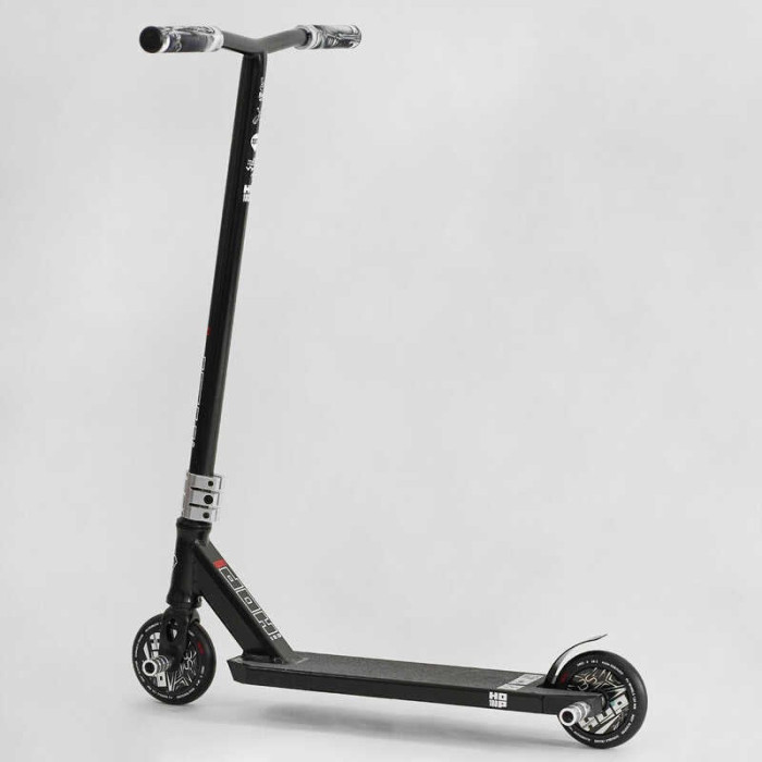 Самокат трюковый N- 16180 Best Scooter HOP HIC-система ПЕГИ алюминиевый диск и дека колёса PU d=120мм ширина руля 58 см Best Scooter