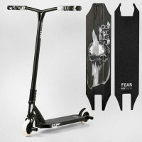 Самокат трюковый МТ-30377 Best Scooter FEAR SCS-система ПЕГИ алюминиевый диск и дека колеса PU Best Scooter