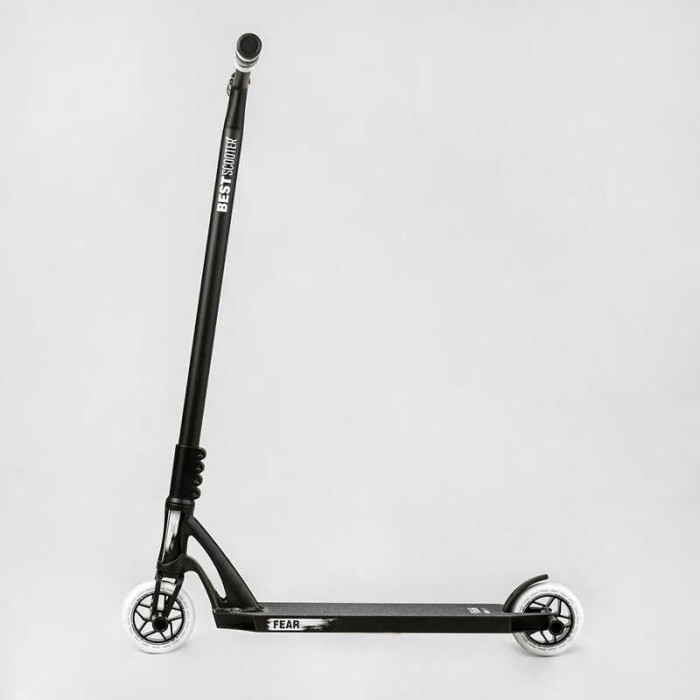 Самокат трюковый МТ-30377 Best Scooter FEAR SCS-система ПЕГИ алюминиевый диск и дека колеса PU Best Scooter