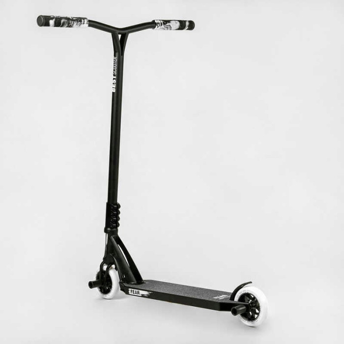 Самокат трюковый МТ-30377 Best Scooter FEAR SCS-система ПЕГИ алюминиевый диск и дека колеса PU Best Scooter