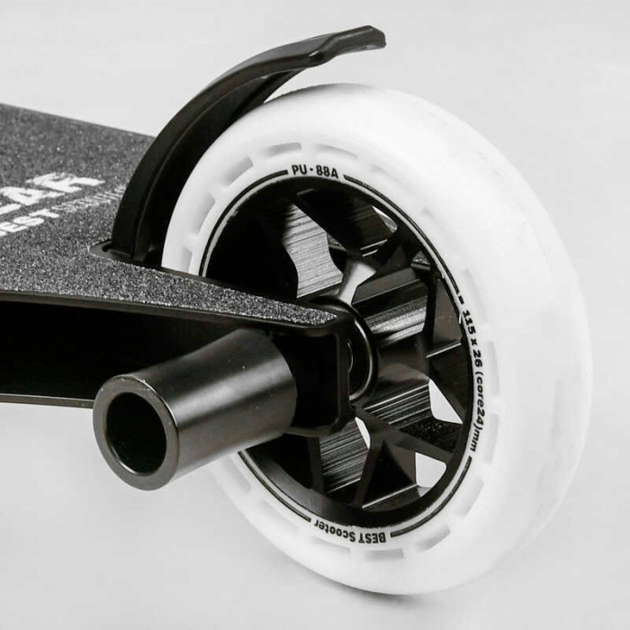 Самокат трюковый МТ-30377 Best Scooter FEAR SCS-система ПЕГИ алюминиевый диск и дека колеса PU Best Scooter