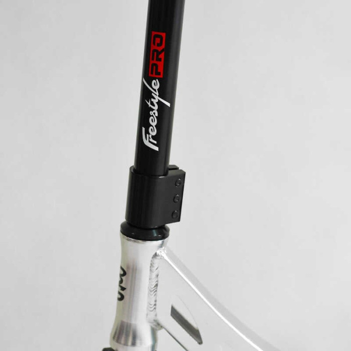 Самокат трюковый N-31020 Best Scooter Freestyle HIC-система ПЕГИ алюминиевый диск и дека колеса PU d=120мм ширина руля 58 см Best Scooter