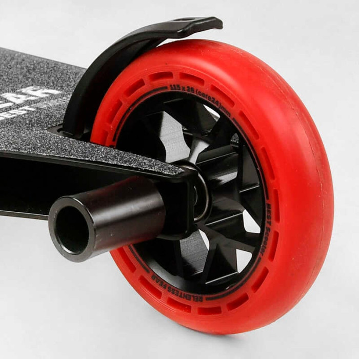 Самокат трюковый МТ-50599 Best Scooter FEAR SCS-система ПЕГИ алюминиевый диск и дека колёса PU d=115мм ширина руля 58 см Best Scooter