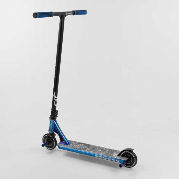 Самокат трюковый 44374 Best Scooter SIMBIOTE HIC-система ПЕГИ алюминиевый диск и дека колеса 120мм PU ширина руля - 57 см Best Scooter