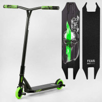 Самокат трюковый МТ-60611 Best Scooter FEAR SCS-система ПЕГИ алюминиевый диск и дека колеса PU d=115 мм Best Scooter