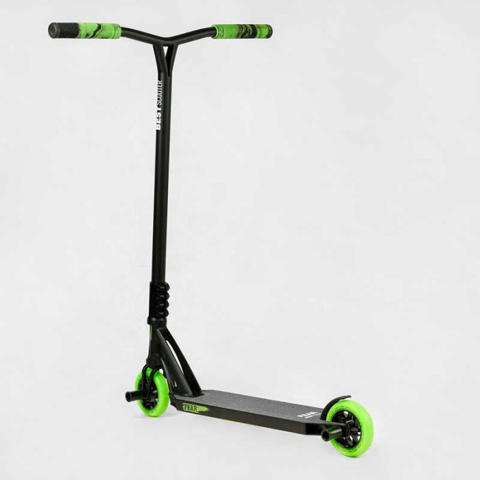 Самокат трюковый МТ-60611 Best Scooter FEAR SCS-система ПЕГИ алюминиевый диск и дека колеса PU d=115 мм Best Scooter
