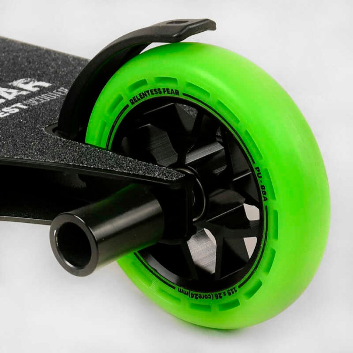 Самокат трюковый МТ-60611 Best Scooter FEAR SCS-система ПЕГИ алюминиевый диск и дека колеса PU d=115 мм Best Scooter
