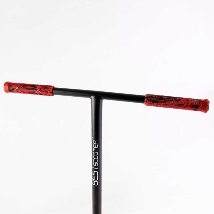 Самокат трюковый 46409 Best Scooter HIC-система ПЕГИ алюминиевый диск и дека АНОДИРОВАННАЯ ПОКРАСКА колёса PU d=110мм ширина руля - 60 см Best Scooter