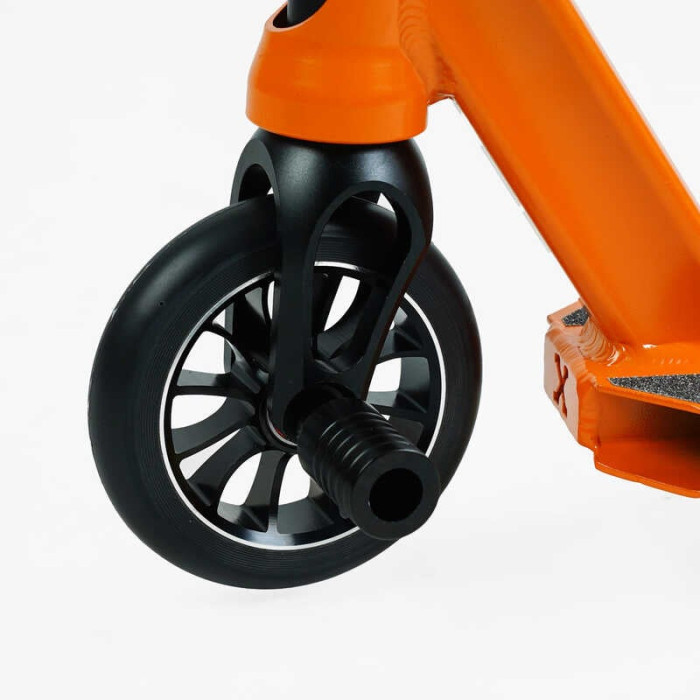 Самокат трюковый Best Scooter 18378 HIC-система ПЕГИ алюминиевый диск и дека колёса PU d-110мм ширина руля-52см высота - 83см Best Scooter