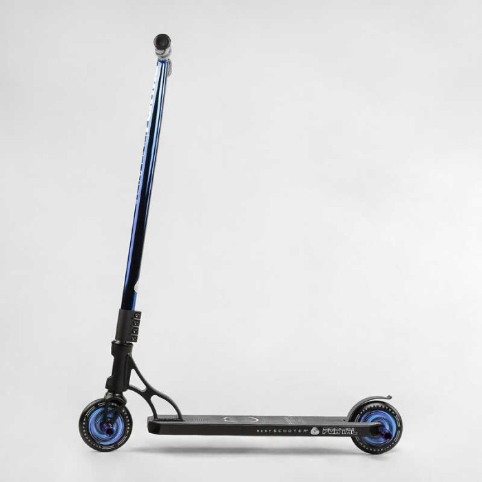 Самокат трюковый PL-71744 Best Scooter Portal HIC-система ПЕГИ алюминиевый диск и дека колеса PU d=120мм ширина руля 58 см Best Scooter
