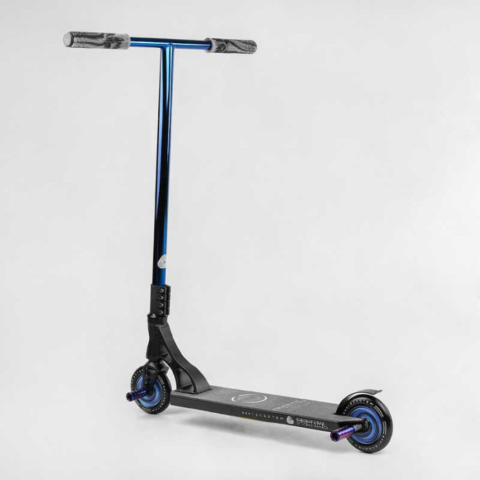 Самокат трюковый PL-71744 Best Scooter Portal HIC-система ПЕГИ алюминиевый диск и дека колеса PU d=120мм ширина руля 58 см Best Scooter