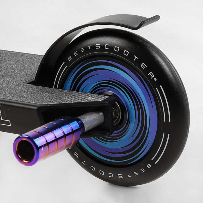 Самокат трюковый PL-71744 Best Scooter Portal HIC-система ПЕГИ алюминиевый диск и дека колеса PU d=120мм ширина руля 58 см Best Scooter