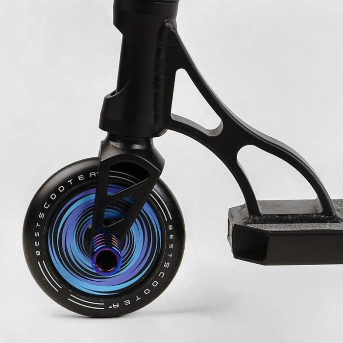 Самокат трюковый PL-71744 Best Scooter Portal HIC-система ПЕГИ алюминиевый диск и дека колеса PU d=120мм ширина руля 58 см Best Scooter