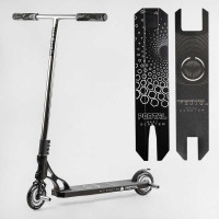 Самокат трюковый PL-81855 Best Scooter Portal HIC-система ПЕГИ алюминиевый диск и дека колеса PU d=120мм ширина руля 58 см Best Scooter