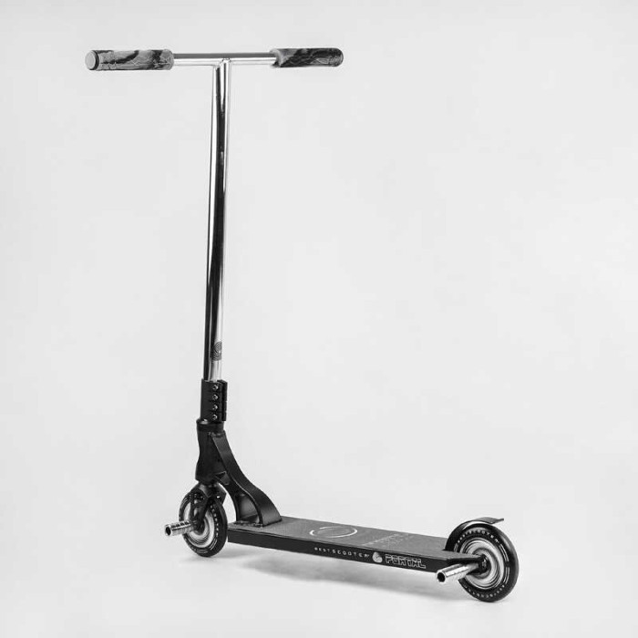 Самокат трюковый PL-81855 Best Scooter Portal HIC-система ПЕГИ алюминиевый диск и дека колеса PU d=120мм ширина руля 58 см Best Scooter
