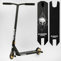 Самокат трюковый Т-50615 Best Scooter Warrior HIC-система ПЕГИ алюминиевый диск и дека колёса PU d=120мм ширина руля 58 см Best Scooter
