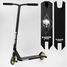 Самокат трюковый Т-50615 Best Scooter Warrior HIC-система ПЕГИ алюминиевый диск и дека колёса PU d=120мм ширина руля 58 см Best Scooter
