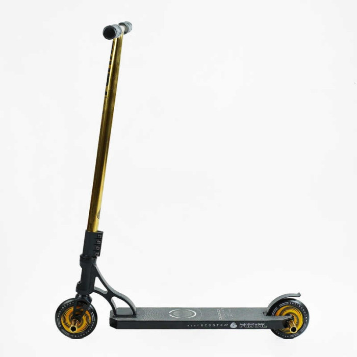 Самокат трюковый PL-91977 Best Scooter Portal HIC-система ПЕГИ алюминиевый диск и дека колеса PU d=120мм ширина руля 58 см Best Scooter