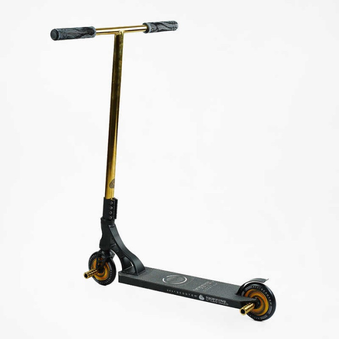 Самокат трюковый PL-91977 Best Scooter Portal HIC-система ПЕГИ алюминиевый диск и дека колеса PU d=120мм ширина руля 58 см Best Scooter
