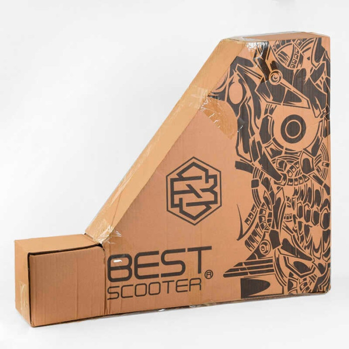 Самокат трюковый Best Scooter 57870 HIC-система ПЕГИ алюминиевый диск и дека колёса PU d-110мм ширина руля-52см высота - 83см Best Scooter