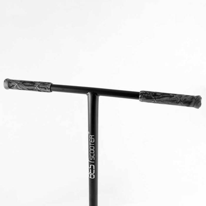 Самокат трюковый 55084 Best Scooter HIC-система ПЕГИ алюминиевый диск и дека АНОДИРОВАННАЯ ПОКРАСКА колёса PU d=110мм ширина руля - 60 см Best Scooter