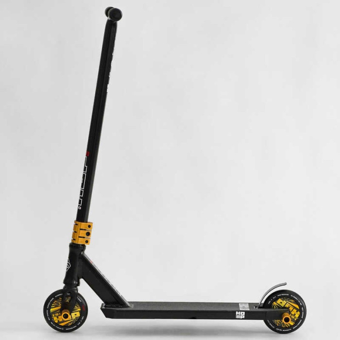 Самокат трюковый N- 01801 Best Scooter HOP HIC-система ПЕГИ алюминиевый диск и дека колёса PU d=120мм ширина руля 58 см Best Scooter