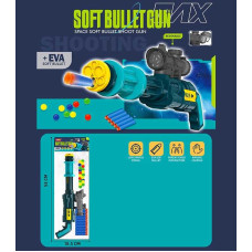 Рушниця JT 627 механічний принцип роботи м'які патрони кульки окуляр в пакеті