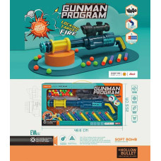 Рушниця JT 614 механічний принцип роботи м'які патрони кульки окуляр в коробці