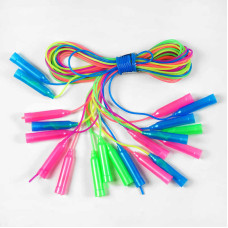 Скакалка С 34145 цветная ЦЕНА ЗА СВЯЗКУ 10шт в связке длина 230см толщина 4мм