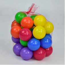 Шарики 80 мм мягкие 30 шт 09122 (10) M Toys в сетке
