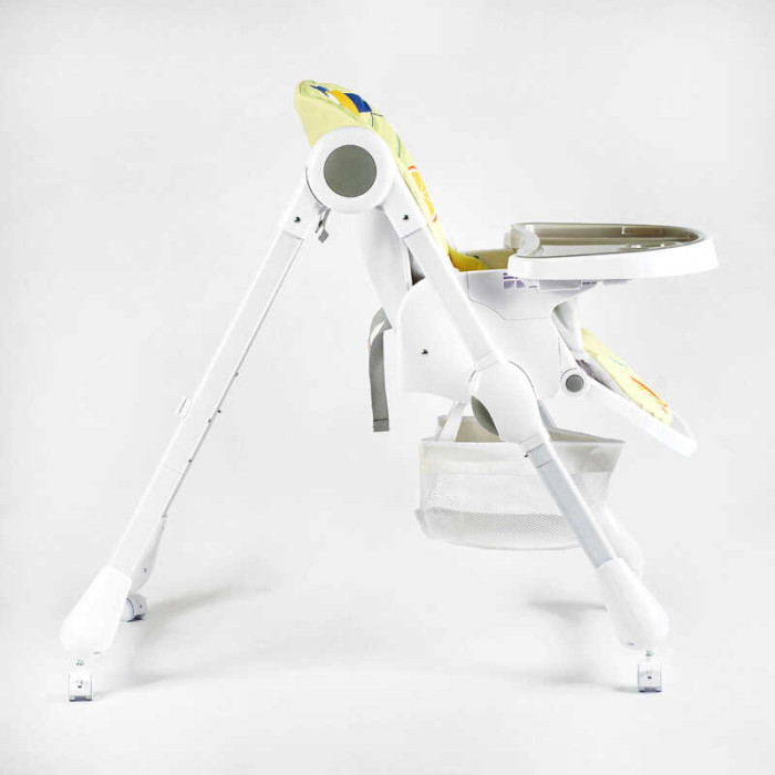 Стульчик для кормления K-94011 мягкий чехол ПВХ 4 колеса съемный столик корзинка