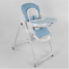 Стульчик для кормления Toti W-48406 мягкий PU мягкий вкладыш 4 колеса съемный столик Toti