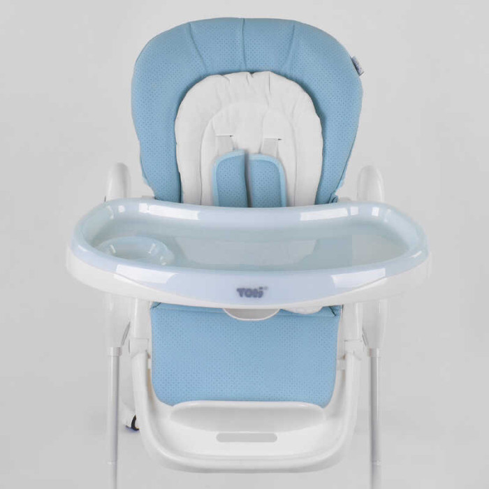 Стульчик для кормления Toti W-48406 мягкий PU мягкий вкладыш 4 колеса съемный столик Toti