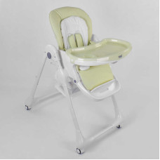 Стульчик для кормления Toti W-56077 мягкий PU мягкий вкладыш 4 колеса съемный столик Toti