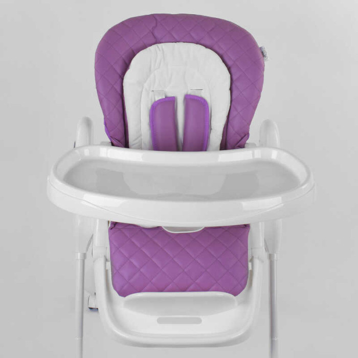 Стульчик для кормления Toti W-62005 мягкий PU мягкий вкладыш 4 колеса съемный столик Toti