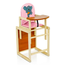 Стул кожзам №2036 - Слоник - цвет РОЗОВЫЙ ТМ Мася