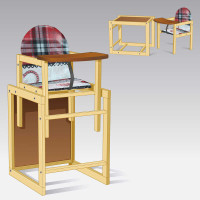 Стільчик малий №1125 Серце на червоному ТМ Мася Мася