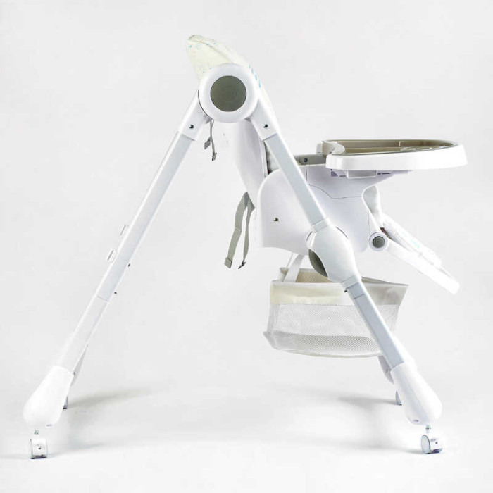 Стульчик для кормления Joy K-11058 мягкий чехол ПВХ 4 колеса съемный столик корзинка Joy