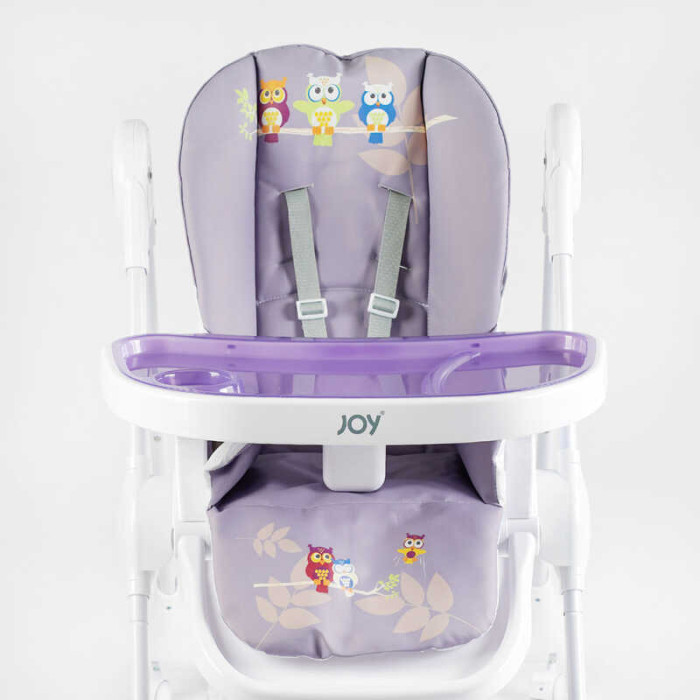 Стульчик для кормления K-60290 мягкий чехол ПВХ 4 колеса съемный столик корзинка