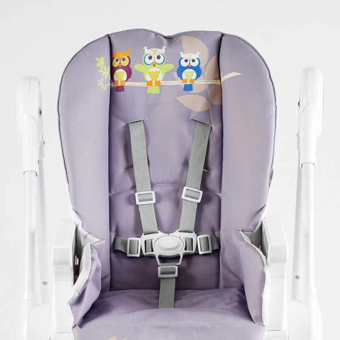 Стульчик для кормления K-60290 мягкий чехол ПВХ 4 колеса съемный столик корзинка