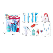 Набір лікаря A 80-1 термометр стетоскоп дзеркальце для огляду пінцет медична сумочка в пакеті