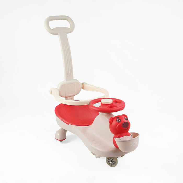 Каталка-толокар JOY SJ-774-48 колеса PU зі світлом музика та світло захисний бампер батьківська ручка Joy