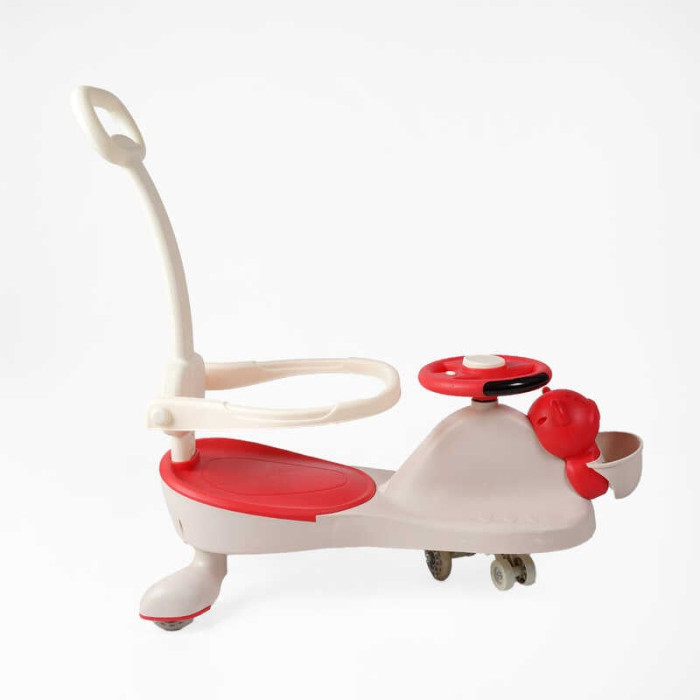 Каталка-толокар JOY SJ-774-48 колеса PU зі світлом музика та світло захисний бампер батьківська ручка Joy