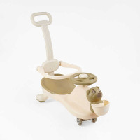 Каталка-толокарь JOY SJ-849-26 колеса PU со светом музыка и светло защитный бампер родительская ручка Joy