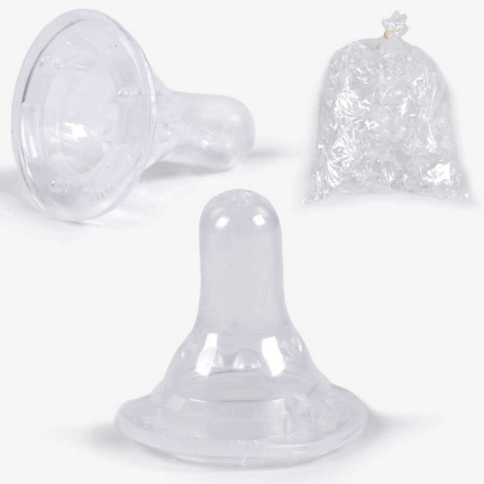 Соска силиконовая для бутылочки 63747 В УПАКОВКЕ 100 ШТУК ЦЕНА ЗА УПАКОВКУ BIMBO Bimbo