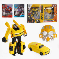 Трансформер HS 40 робот маска 2 картки з героями